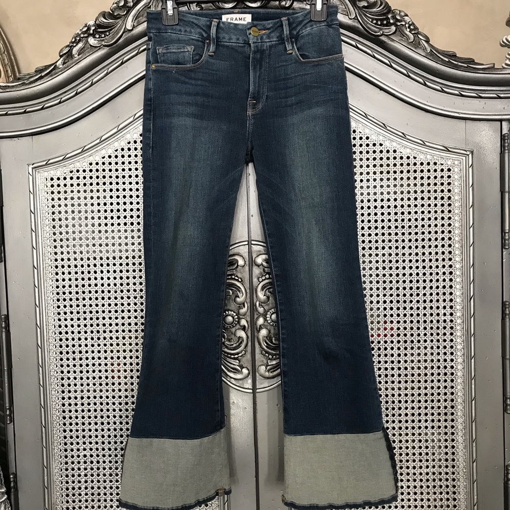 Frame ‘Le Crop Mini Boot’ MidRise Wide Leg Jean 25